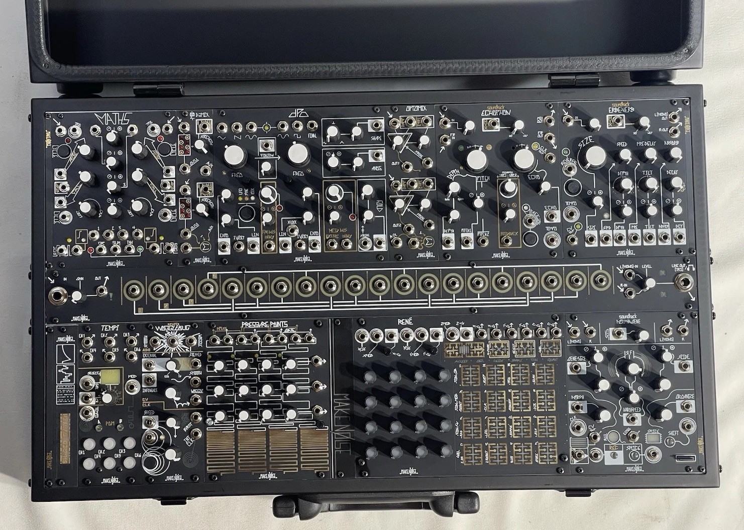 *NEW* Make Noise Black & Gold Shared System Plus w/Pelican 1650 Hardcase
