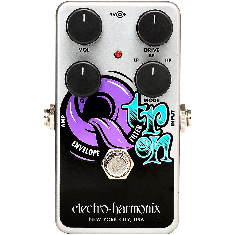 ElectroHarmonix Nano QTron Envelope Filter Effects Pedal Silver