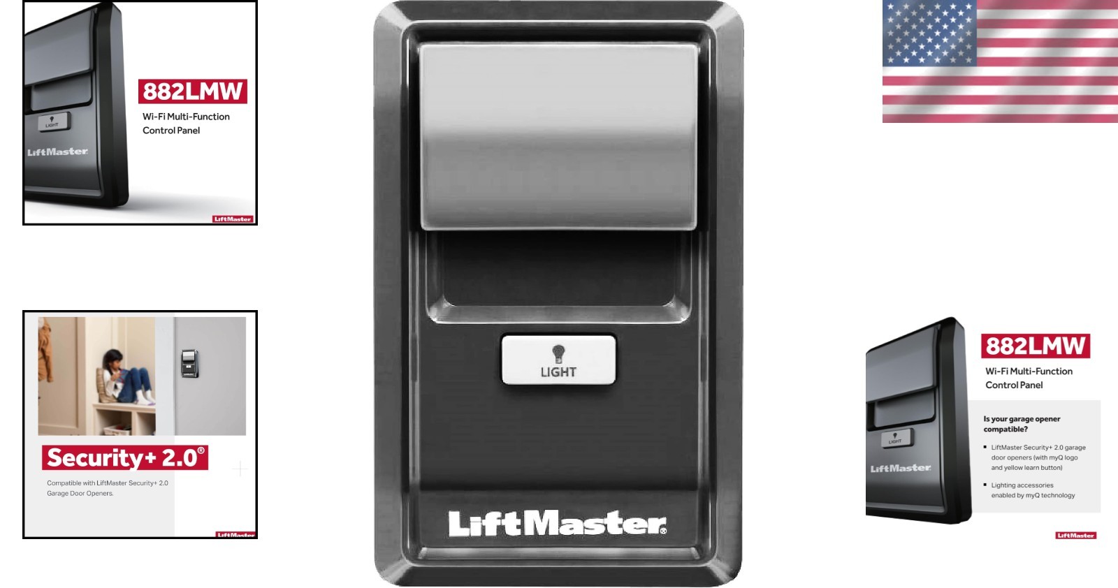 Innovative Garage Door Control for Security+ 2.0 Openers with WiFi Integration
