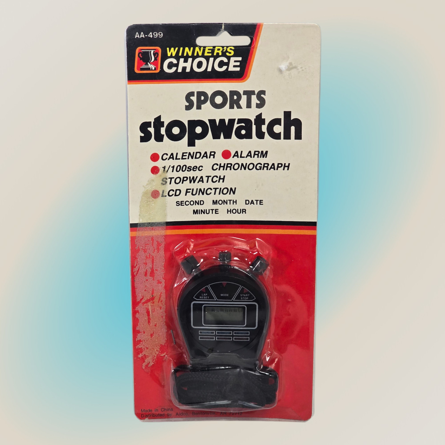 Vintage Winner's Choice Sports Stopwatch LCD Chronograph Brand New