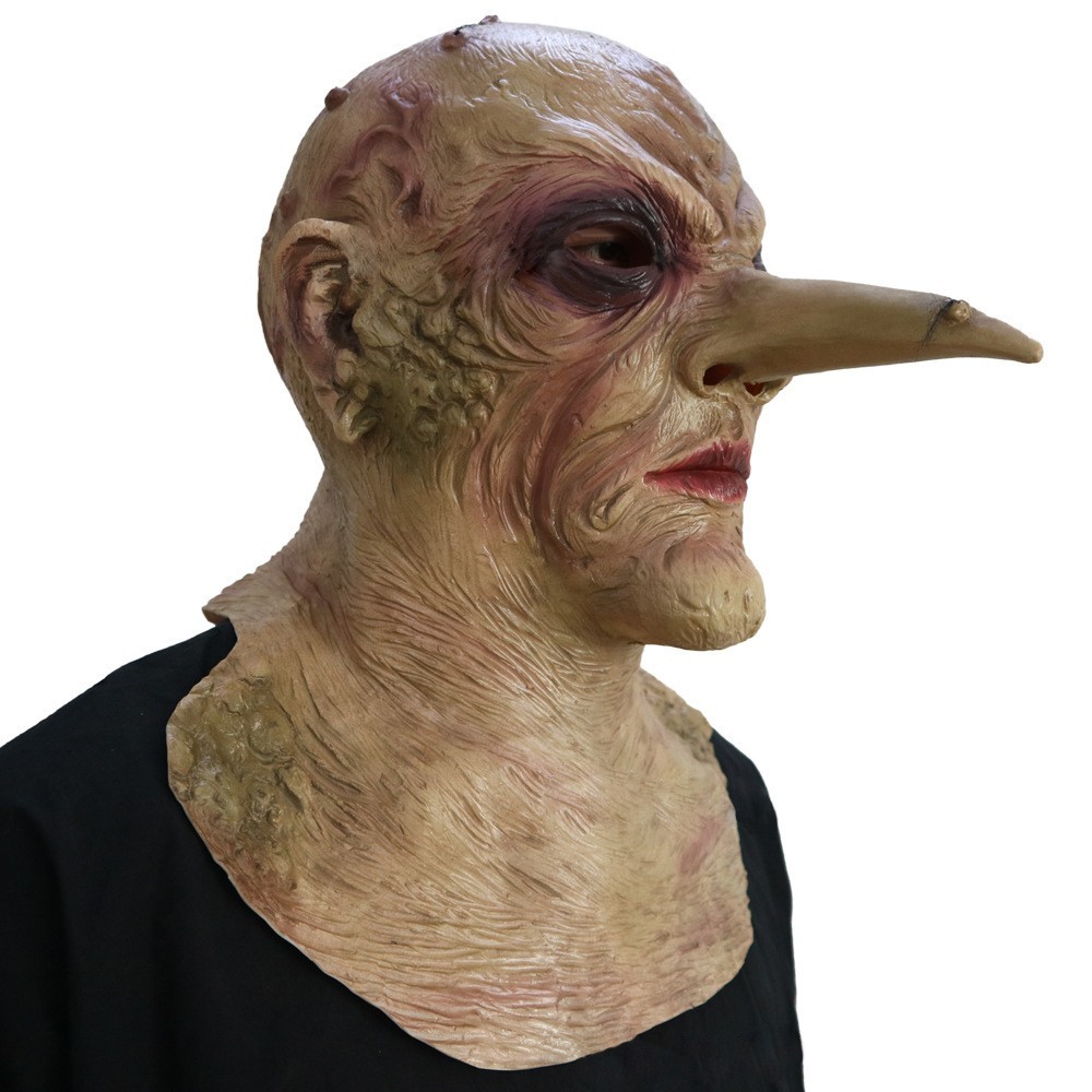The Grand High Witch Mask Ghoul Scary Halloween Latex Fancy Dress Demon Witches