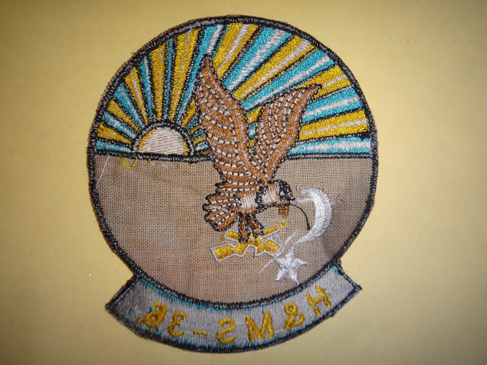 Vietnam War USMC Marine H&MS-36 Team Patch