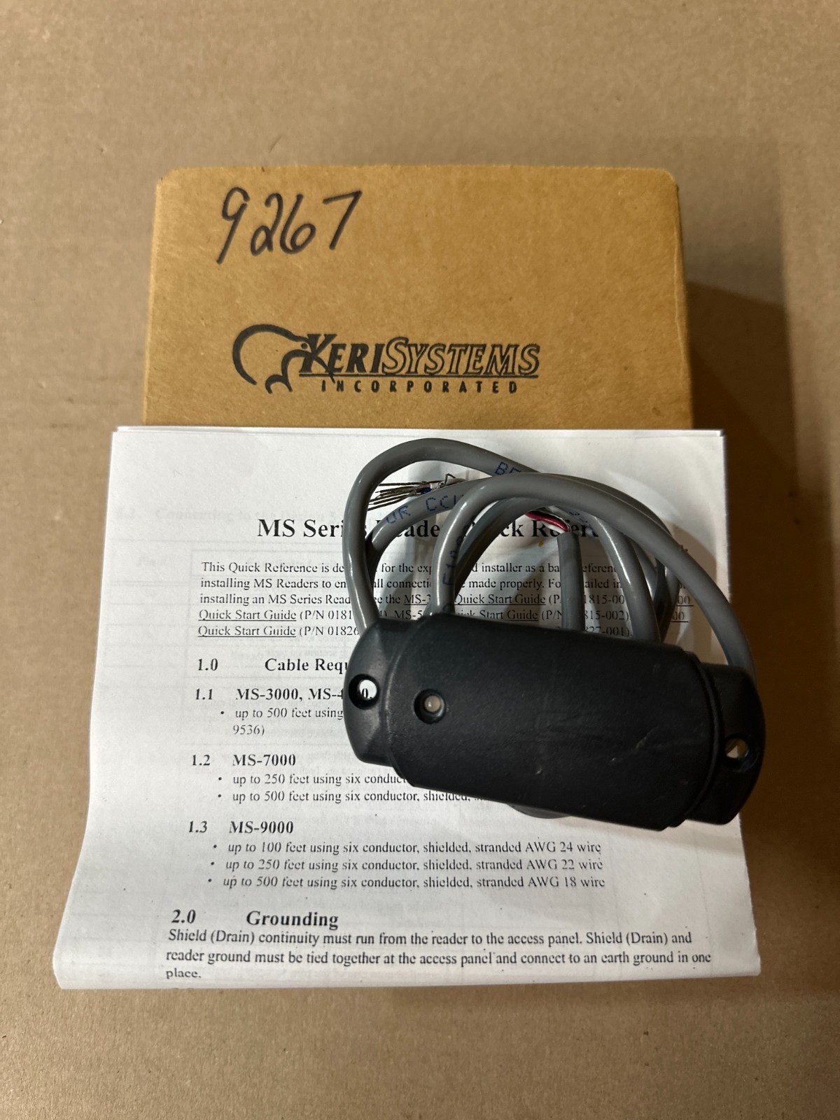 KERI SYSTEMS 05207-010 READER