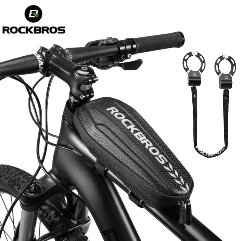 ROCKBROS Bike Lock Scooter Lock 23.4"Anti Theft& Waterproof Scooter Bag with Key