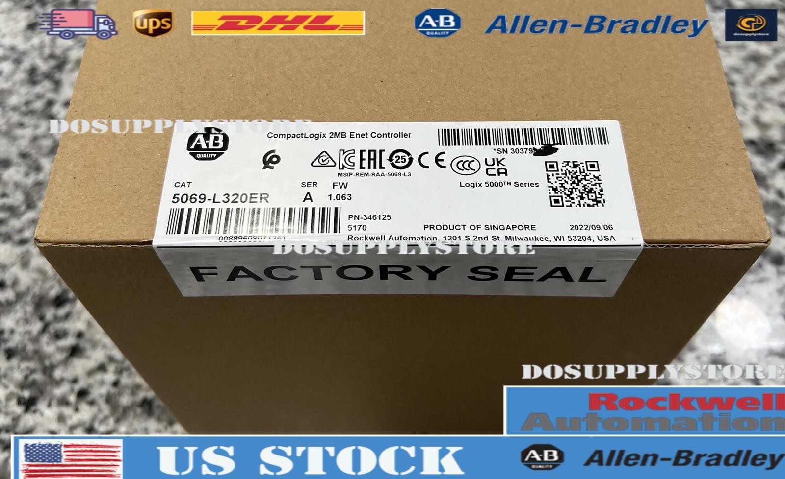 Allen-Bradley 5069-L320ER factory sealed surpl 5069L320ER US Free Tax