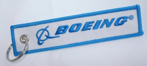 Boeing Aircraft Logo Keychain for Pilots, Owners, Crew