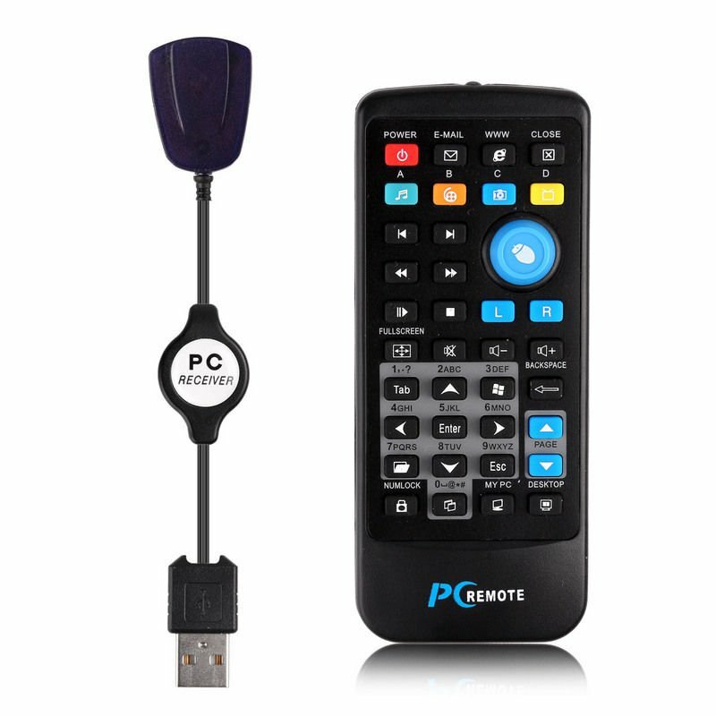 Wireless USB Laptop PC Mouse Keyboard Remote Control Media Center Controller