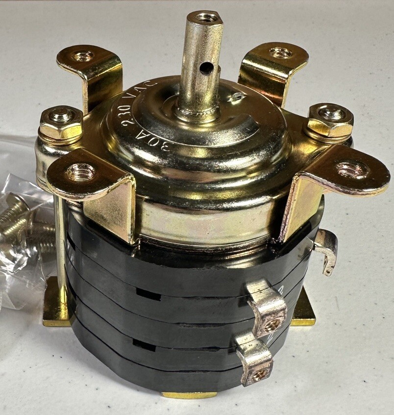 Rotary Switch Heater E8298939 3 Position 2 Pole 30A 230V