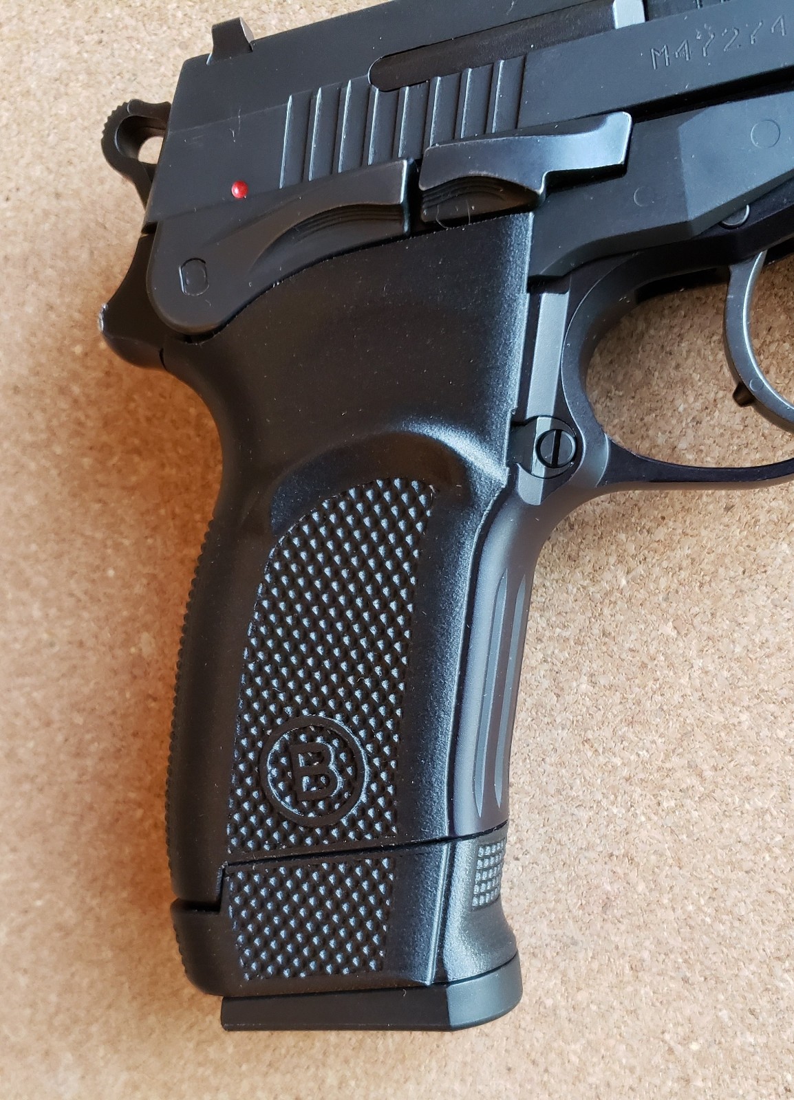Bersa TPR9C Compact Pistol Grip Upgrade, Enhanced Texture & Backstrap, Thunder.