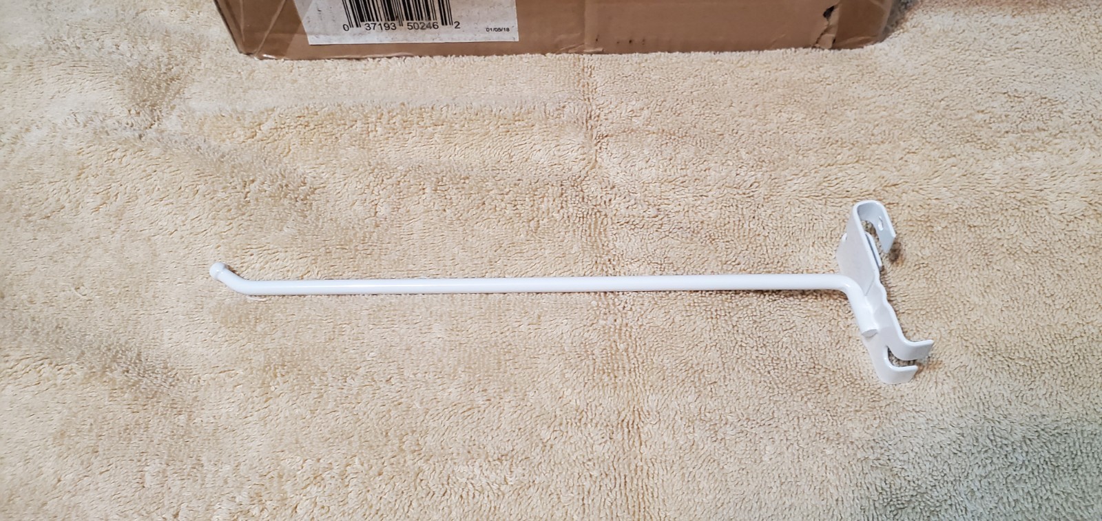 9 Inch Ball Tip Hook For 2 Inch Grid White 50 Pieces