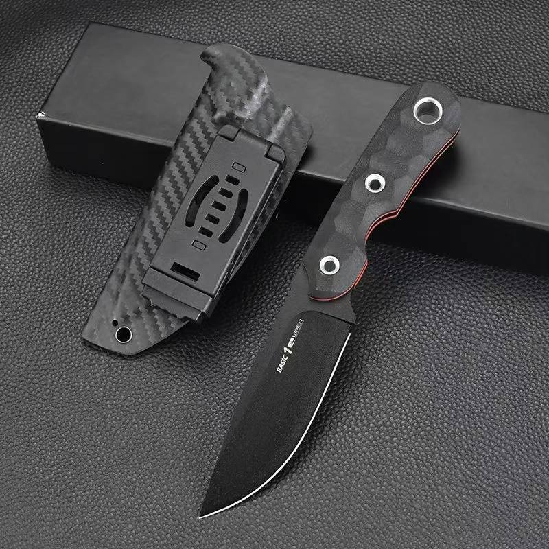 8.5''New 8Cr13MoV Blade G10 Handle Full Tang Outdoor Camping Outdoor Tool VTH89