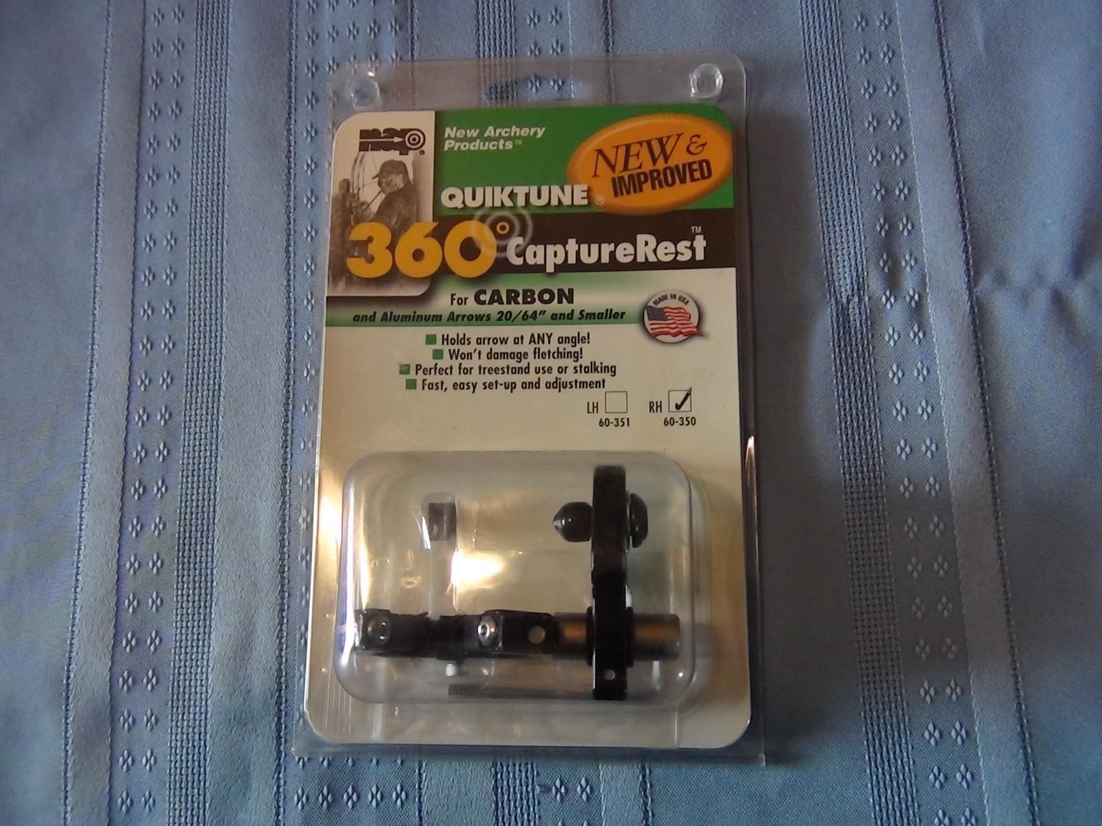 Quiktune 360 Degree Capture Rest Right Handed New Archery Product New In Package