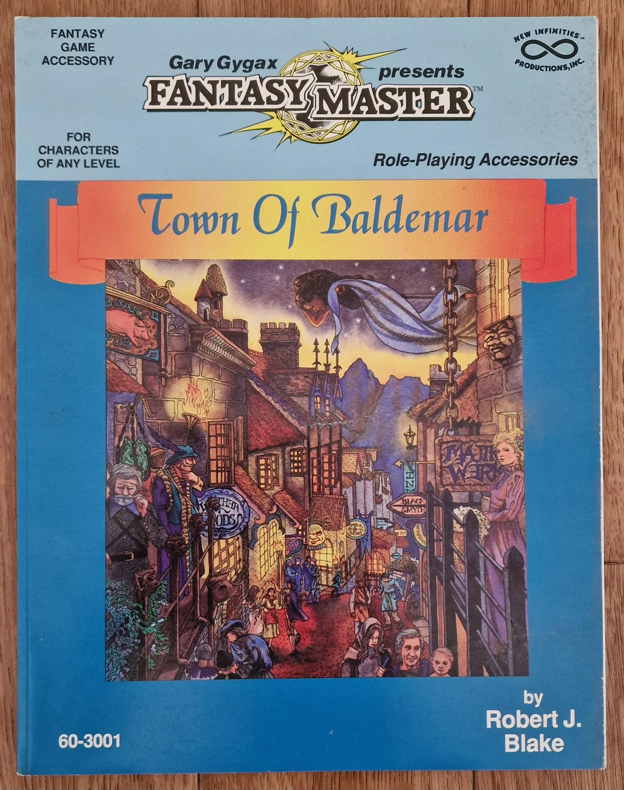 RPG Book Town of Baldemar Gary Gygax Presents RPG accessory for any system