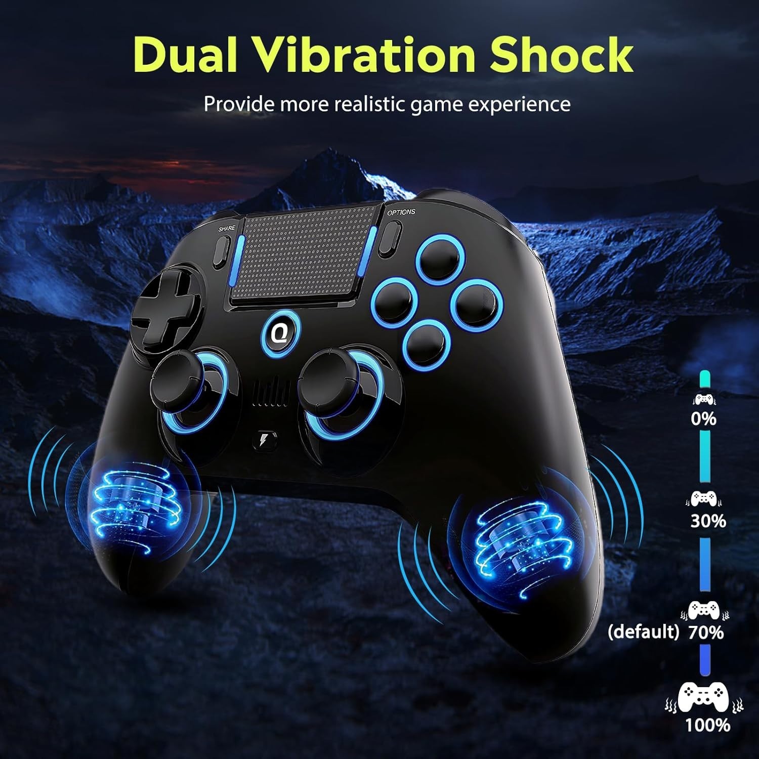 Spark N5 Wireless Controller for Pro Slim PS3 PS2 Steam Deck PC Windows Mac Ios