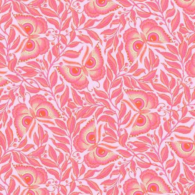Tula Pink Pinkerville Enlightenment Cotton Candy Fabric 1/2 Yd 18" X 44” Cotton