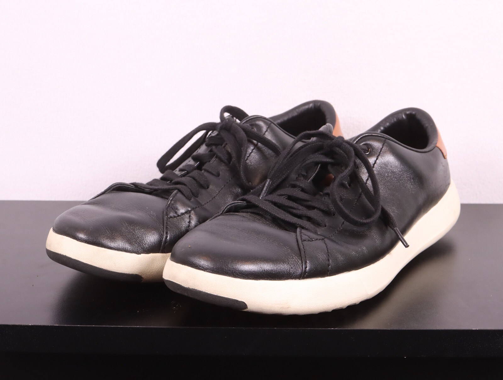 COLE HAAN GrandPro Men’s 11.5 Wide Classic Sneakers Casual Shoes Black/Tan/White