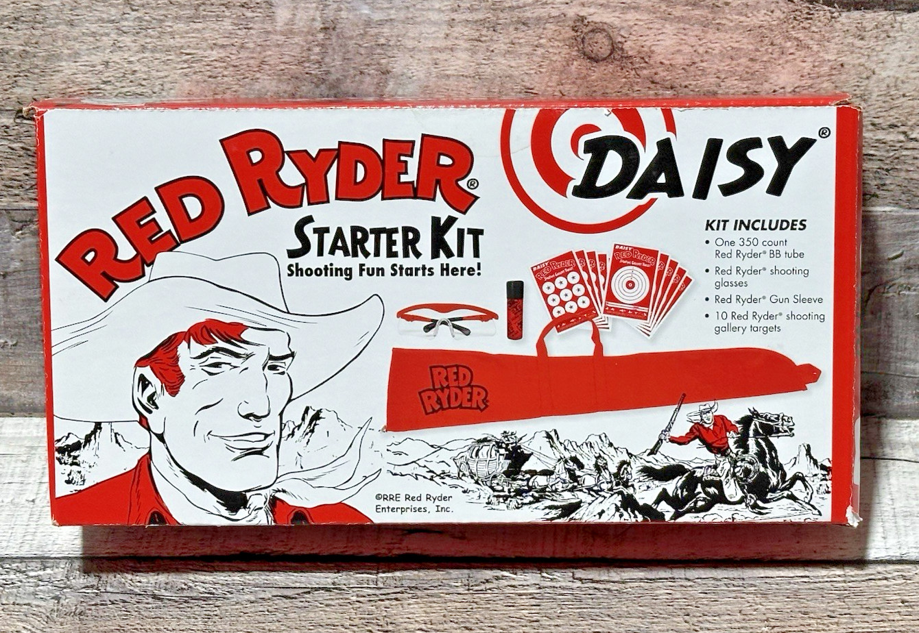 Red Ryder Starter Kit Target Glasses Sleeve Daisy Outdoor Products 993163 NEW