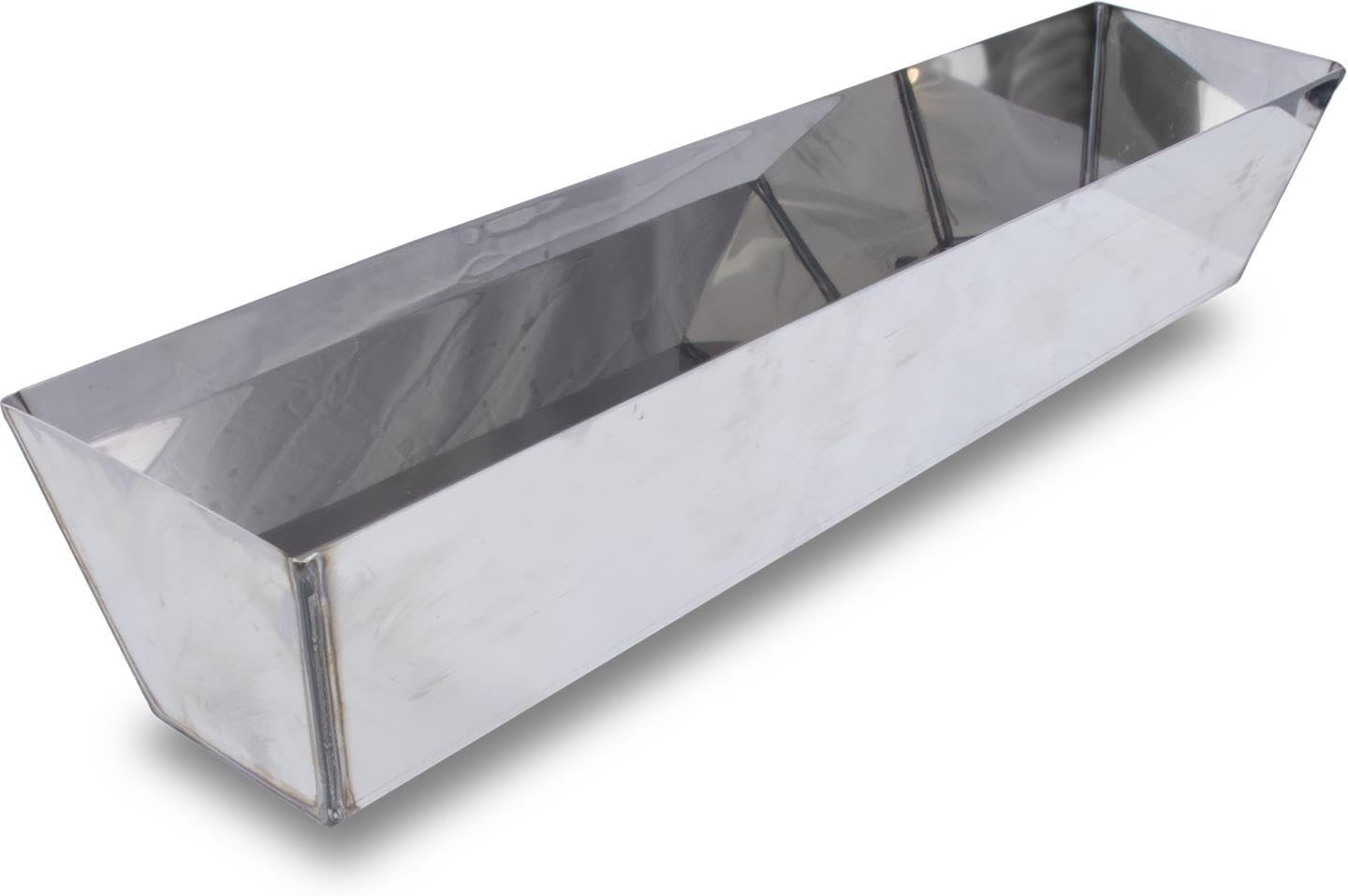 14” Stainless Steel Mud Pan Drywall Tool Heli-Arc Welded