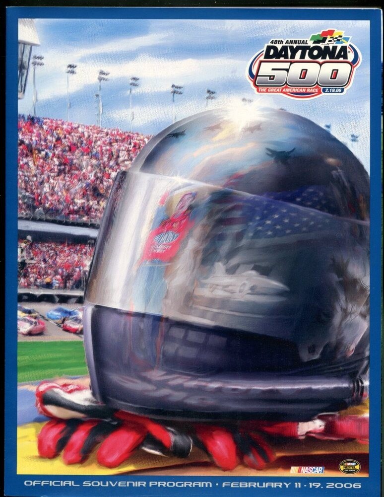 2006 Daytona 500 Program Jimmie Johnson 49180b20