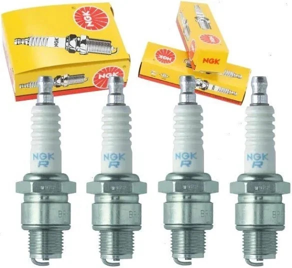 BOX OF 4 GENUINE NGK B6HS SPARK PLUGS