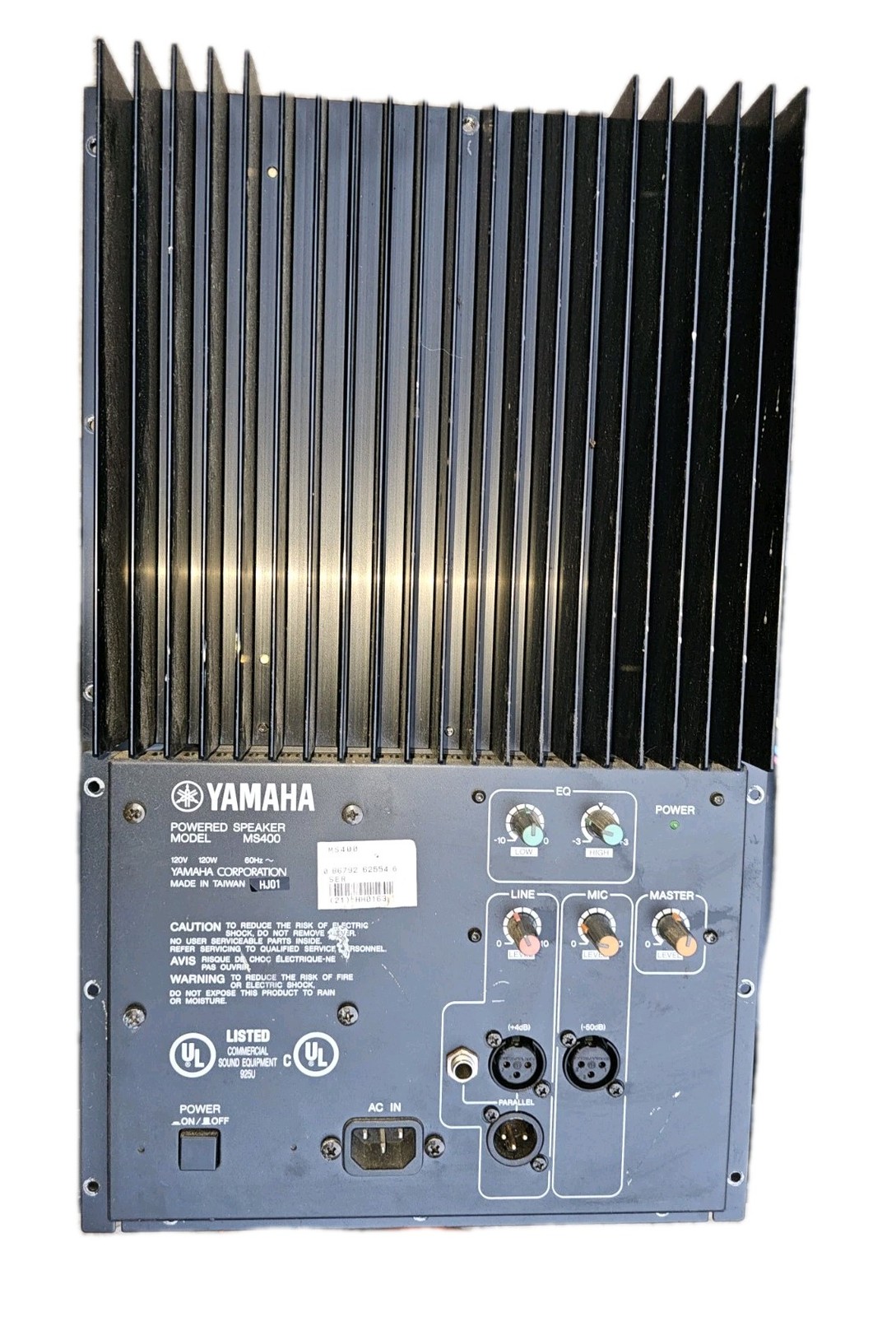 Yamaha MS400 Replacement Amplifier Module Back Panel Only Fully Working Tested