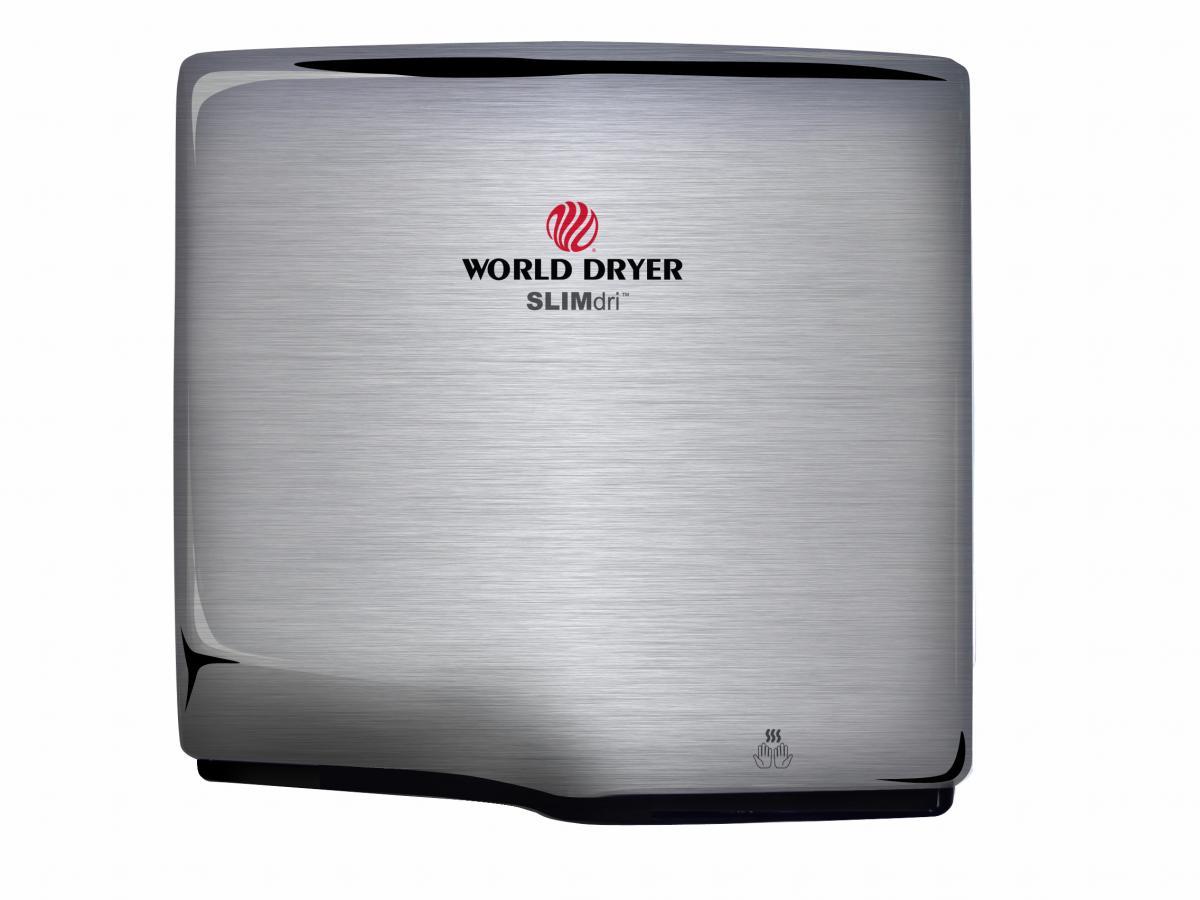 WORLD L-973 Brushed Stainless SLIMdri Hand Dryer (110V-240V); MAKE AN OFFER