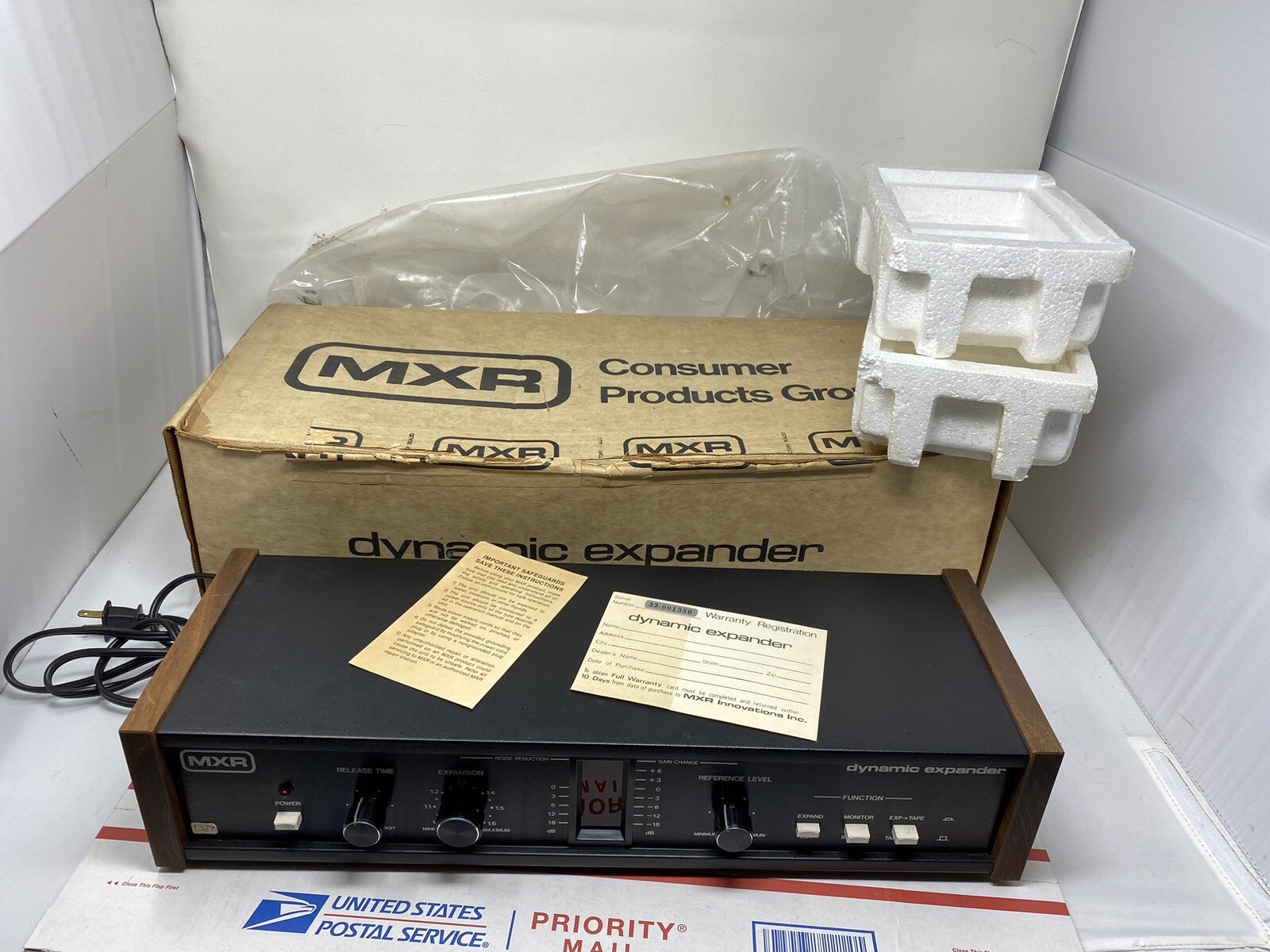 MXR 132, Stereo Dynamic Expander, Vintage New Old Stock? Box