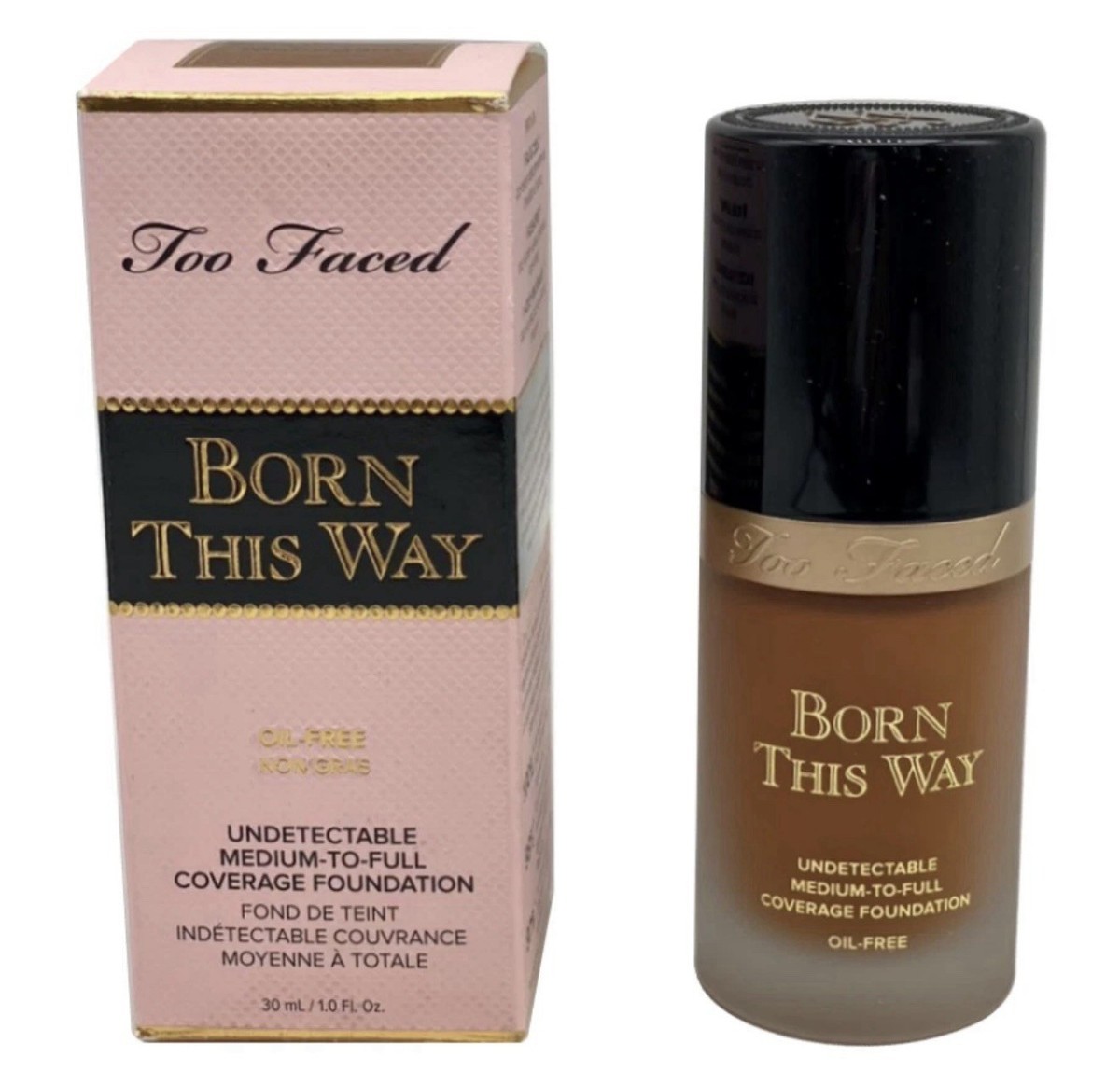 Too Faced Born This Way Mocha Foundation Medium To Full Coverage Undetectable