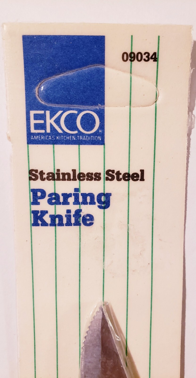 Vintage Ekco light blue Pairing Kitchen Knife new