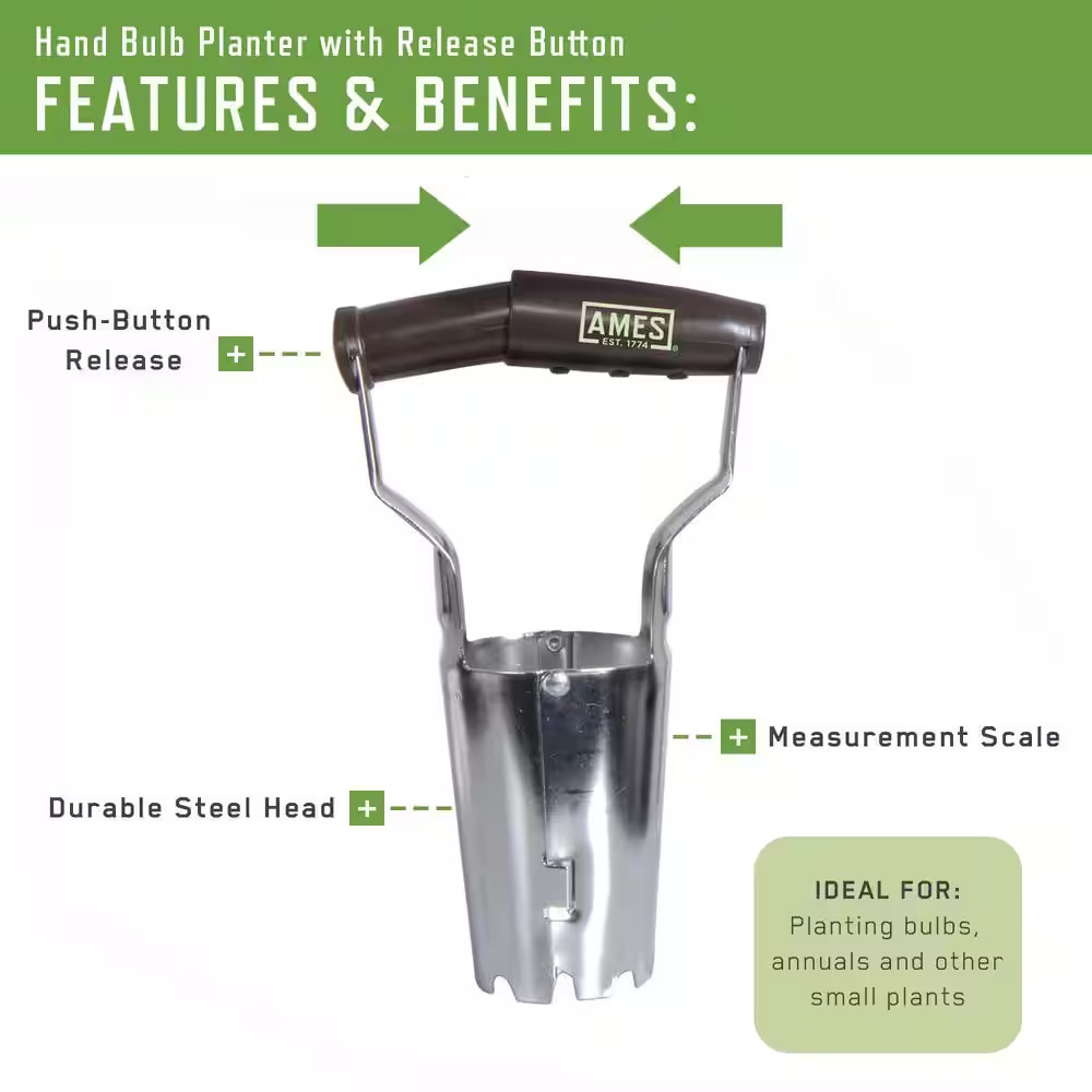 Hand Bulb Planter with Release Button