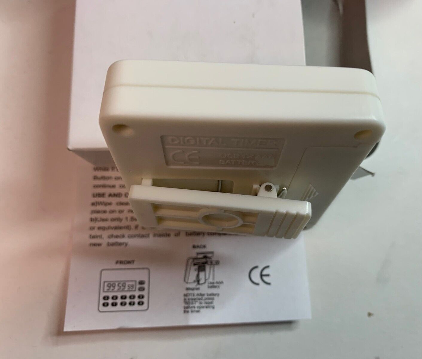 (2) Digital Timer Count Down / Count Up Timer Alarm Total of Two Timers