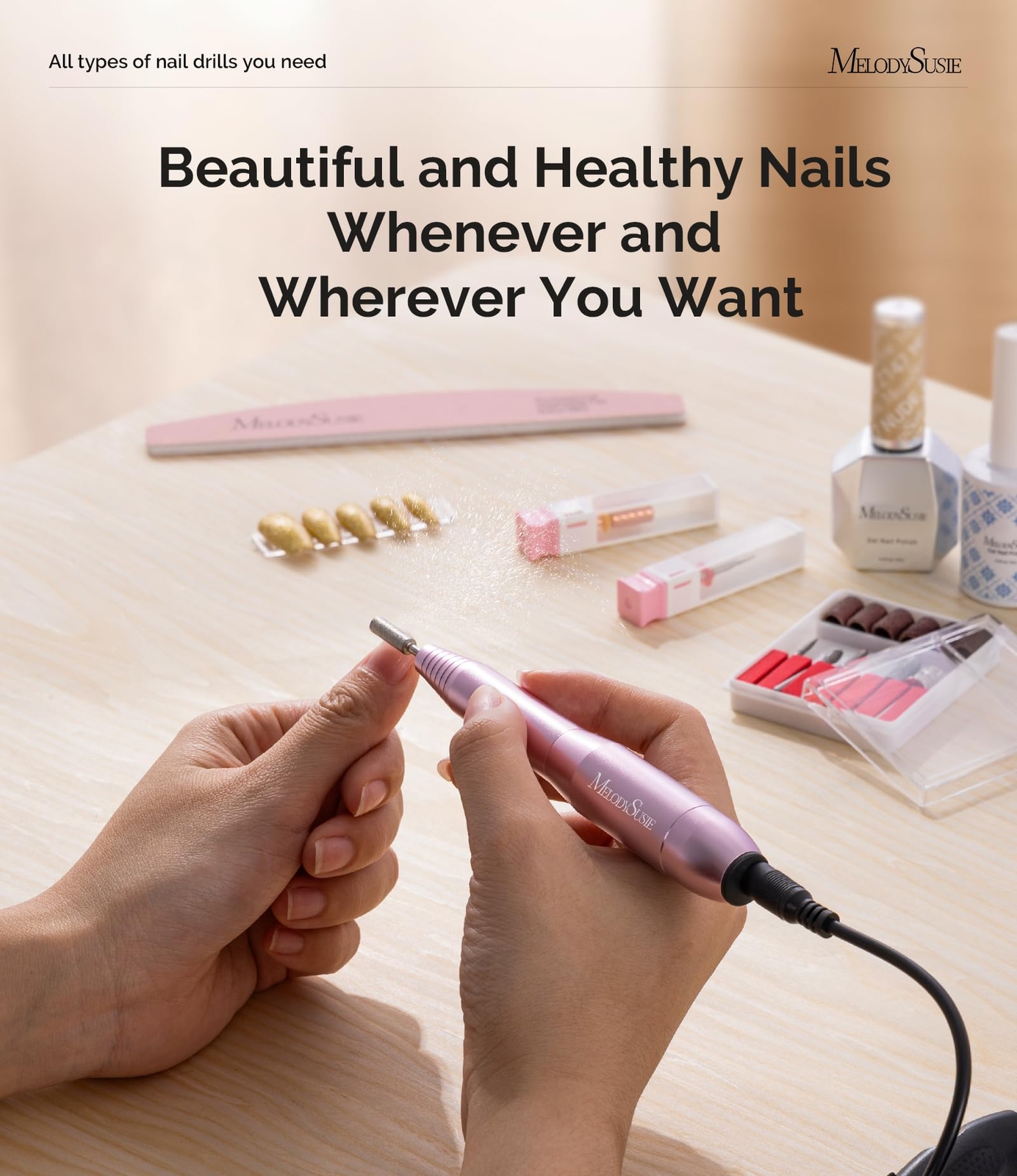 Professional Toe Nail Grinder For Thick Toenails Set Manicure Pedicure Drill