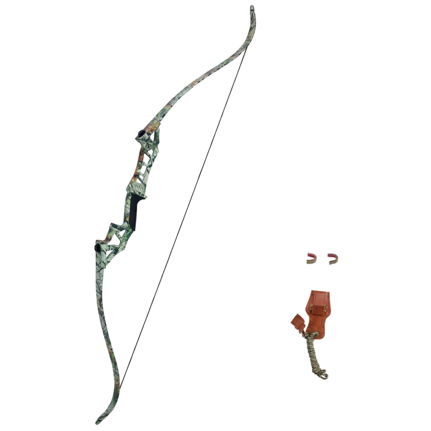 Topbows Falcon 60" Takedown Recurve Bow 65 Lbs Black/Camo