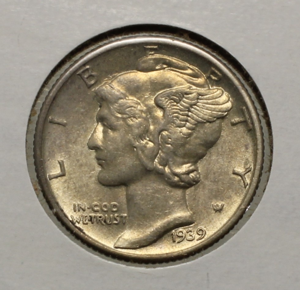 1939-P Mercury Dime