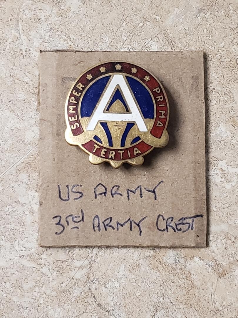 US 3rd Army Unit Semper Prima Tertia DUI Crest