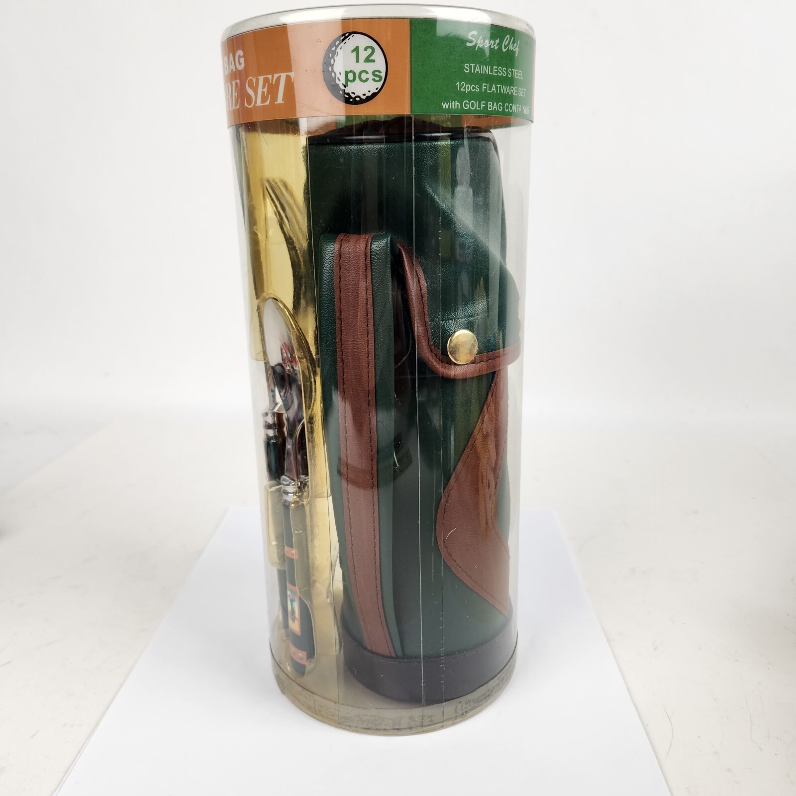 Sport Chef Golf Bag 12 Piece Flatware Set Green