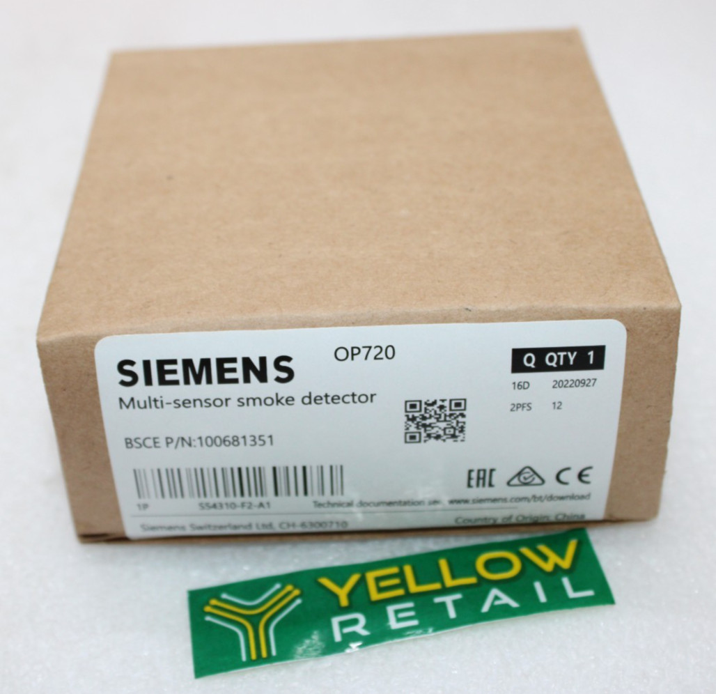 SIEMENS OP720 MULTI-SENSOR SMOKE DETECTOR S54310-F2-A1