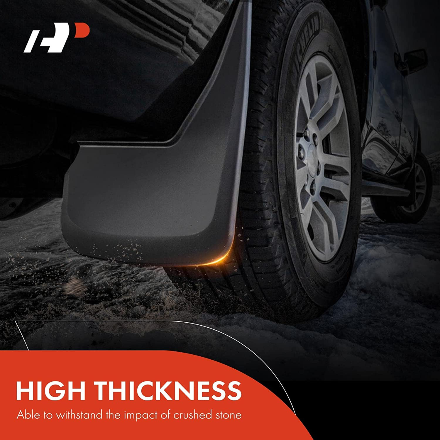 Set of 4PCS Mud Flaps Splash Guards Mudguards Mudflaps with Hardware Accessories