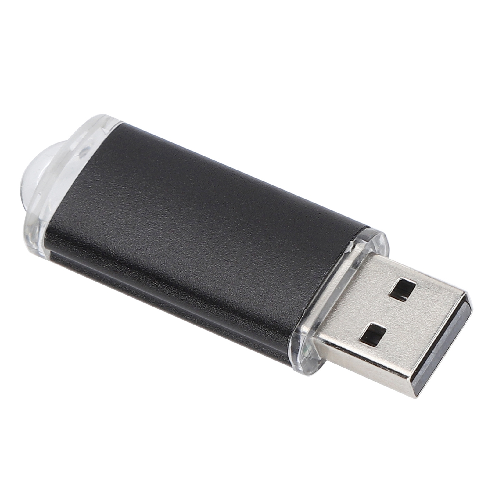 USB Flash Drive Transparent Cover Black Portable Storage For PC