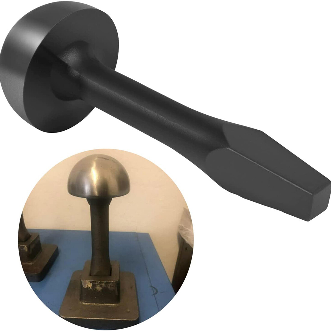 Blacksmith Tinsmith 4" Mushroom Stake for Pexto Taper Large Single Pexto Plate