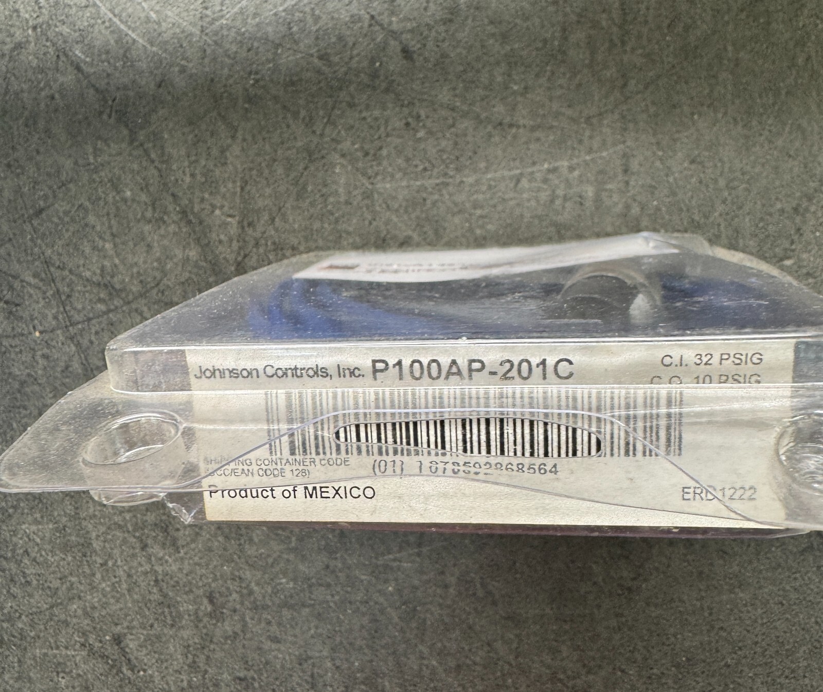 Johnson Controls P100 Encapsulated Pressure Control P100AP-201C