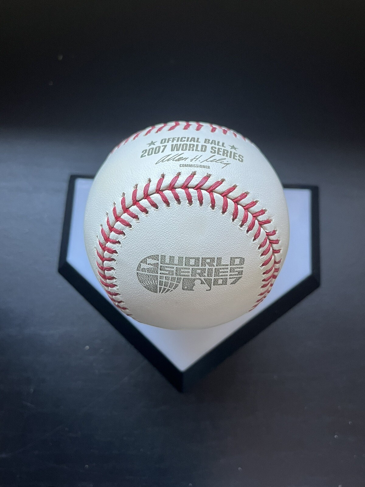 2007 Rawlings Boston Red Sox World Series Baseball Colorado Rockies OMLB Logo