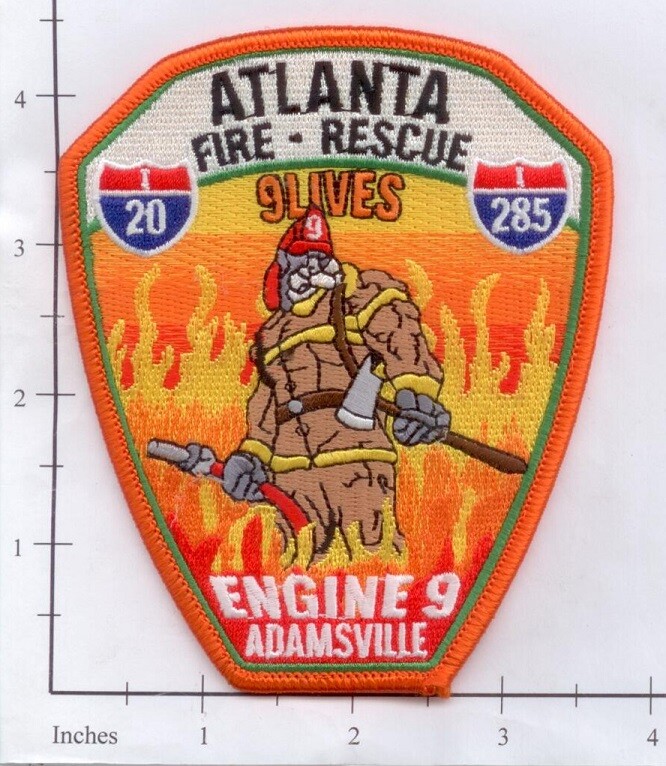 Georgia - Atlanta Engine 9 GA Fire Dept Patch - Adamsville