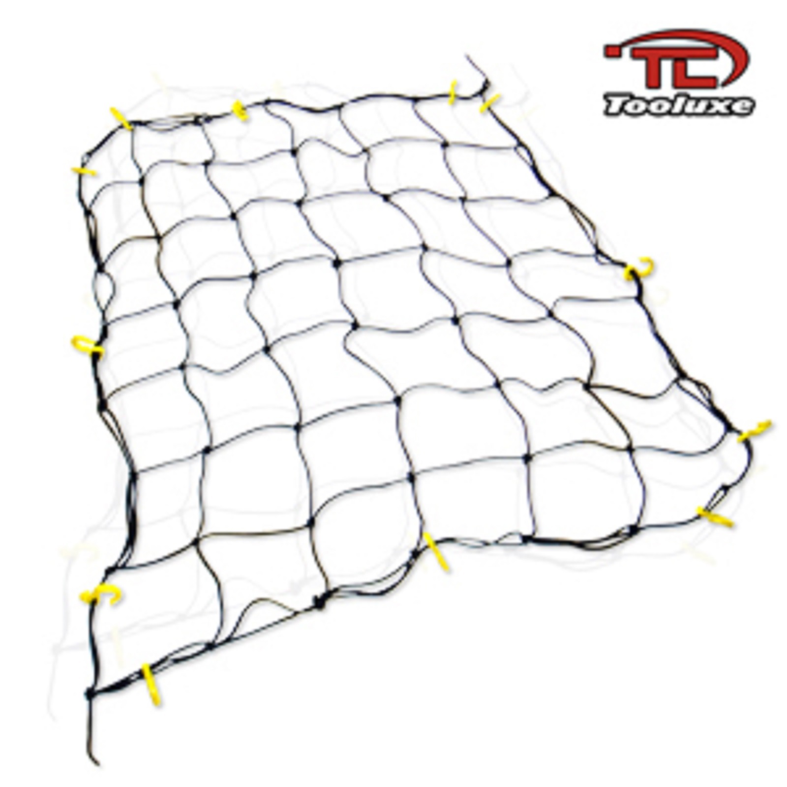 New Truck Bed Cargo Net 36" x 60" with 16 Nylon Hooks Stretches to 60" x 90"