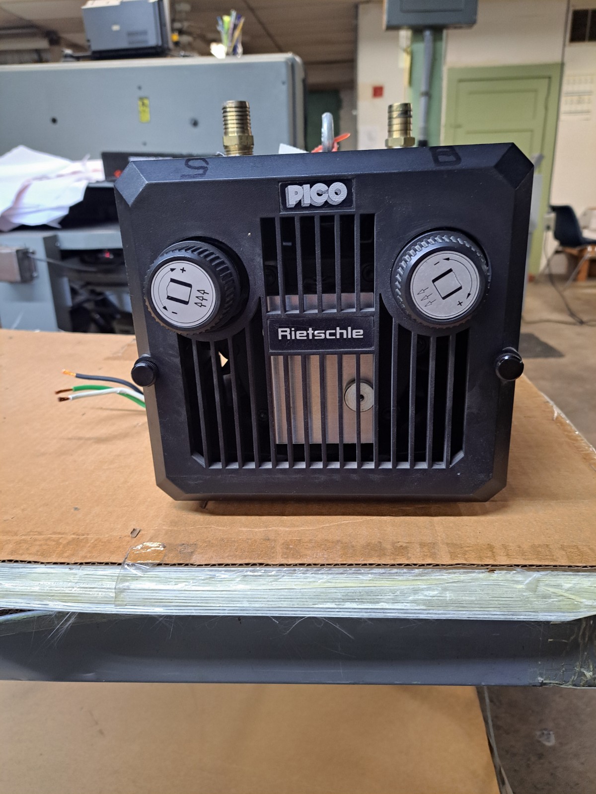 Rietschle KLT 25 Vacuum Pump Working Pulled From Graphic Whizard GW12000