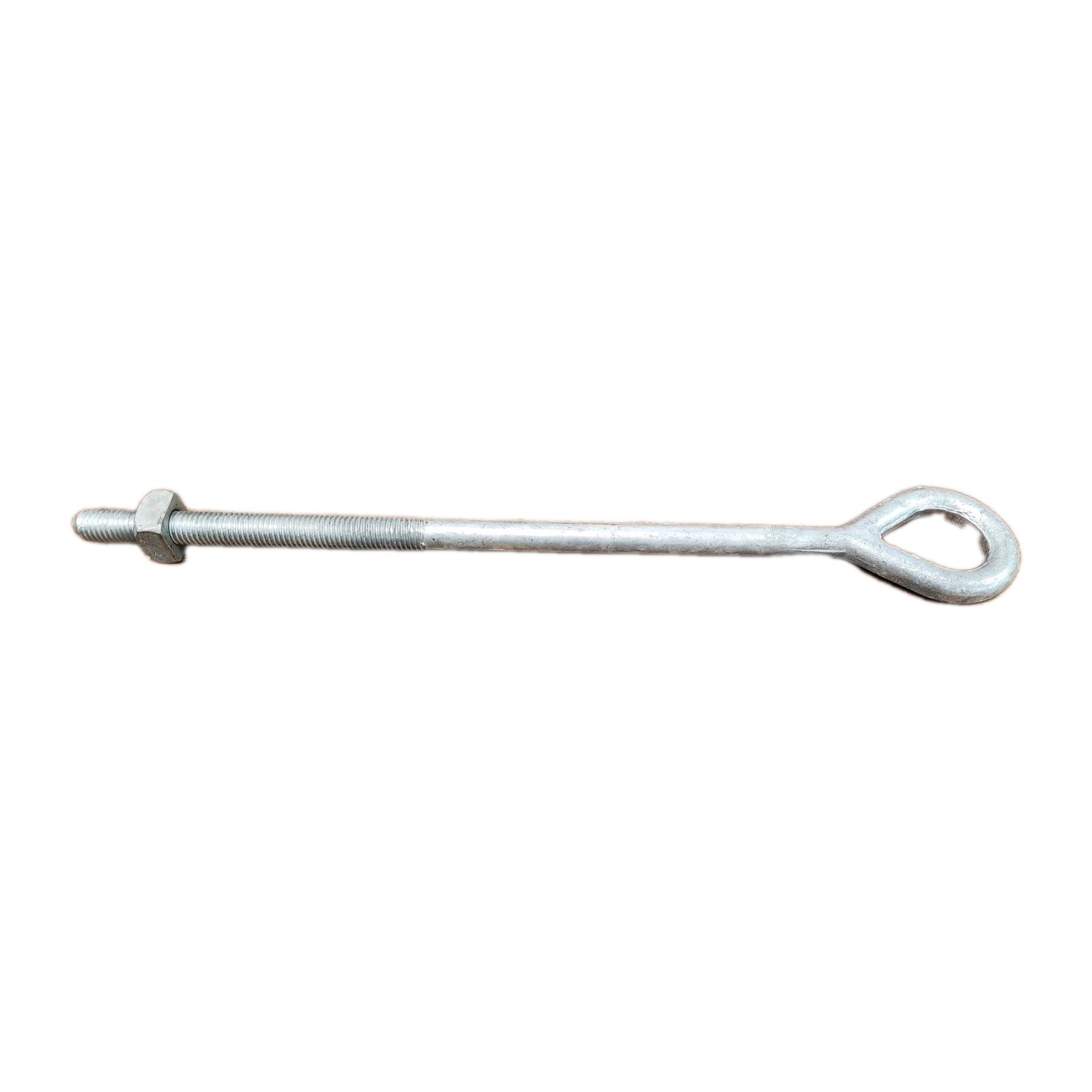 Lot Of 2 5/8" X 14" Ovaleye Bolts And Nuts 29970 Galvanized Steel