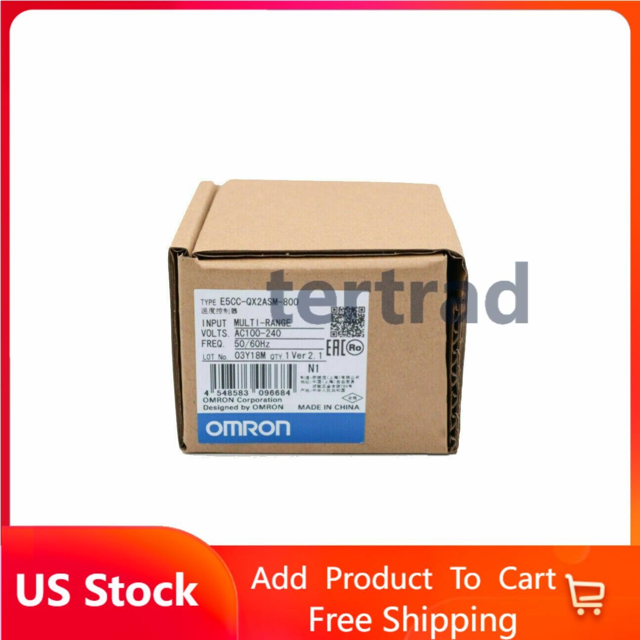 New in box Omron E5CC-QX2ASM-800 Temperature Controller 100-240VAC E5CCQX2ASM800