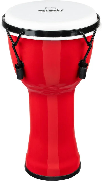 Nino Synthetic Djembe - 8 inches, Red