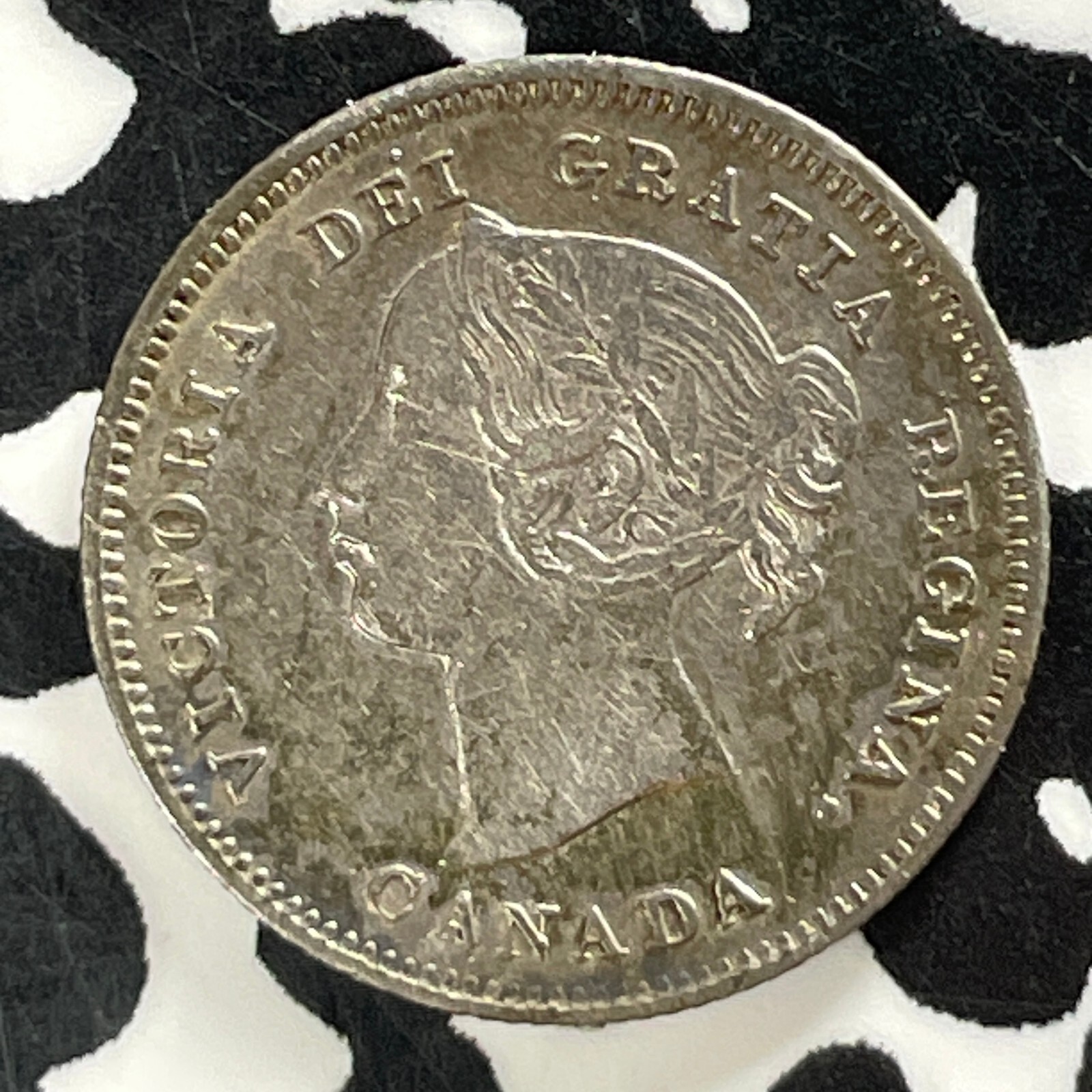 1901 Canada 5 Cents Lot#T4834 Silver! Nice!