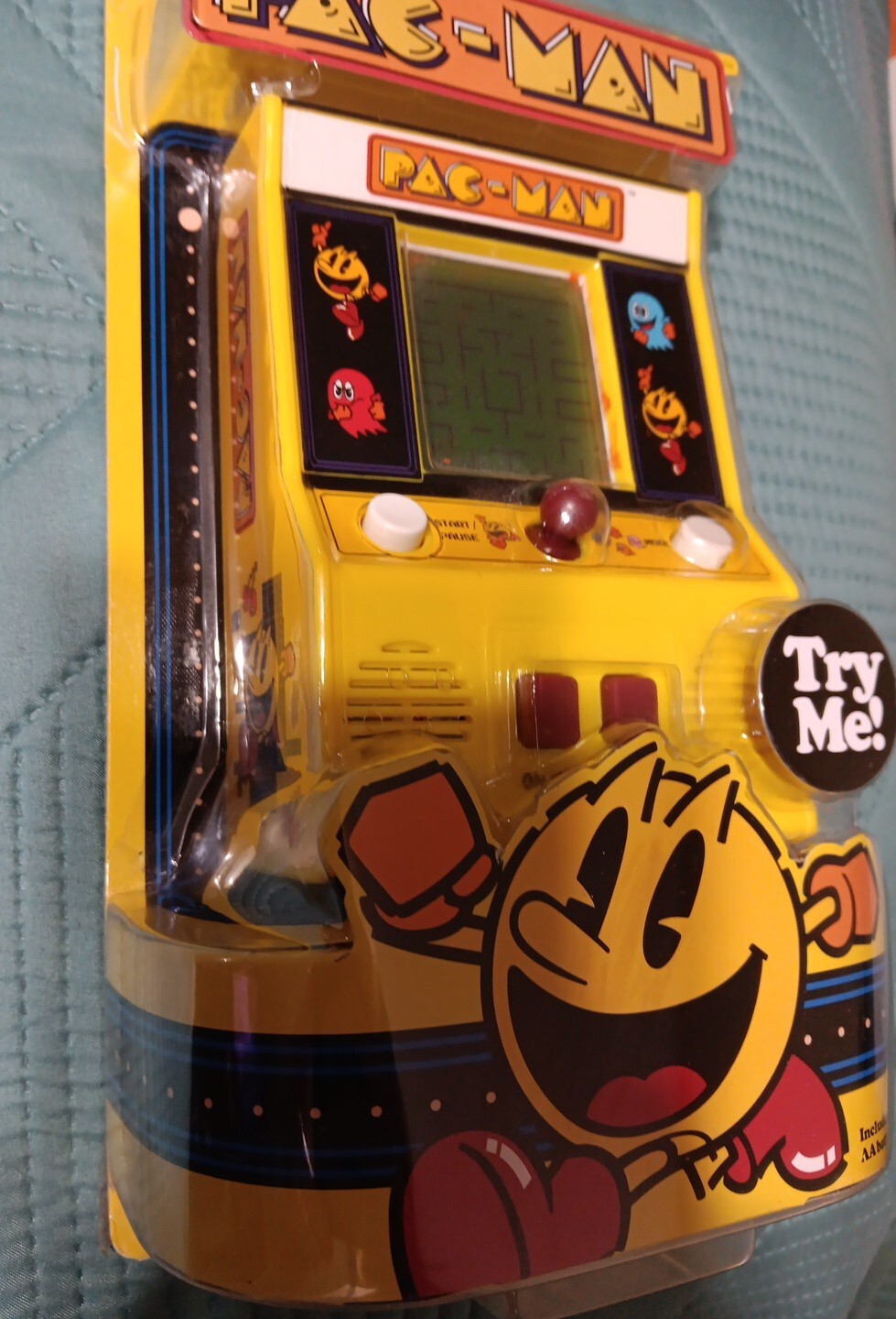 Pac Man Classic Arcade Gameplay Mini Game Unopened Handheld Works